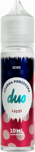 Longfill DUO ICED koncentrat 10ml - Porzeczka/Liczi