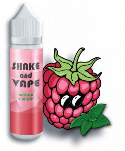 Shake and vape - malina z miętą