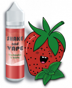 Shake and vape - truskawka z mietą