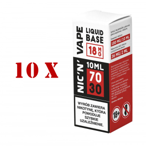 Baza NIC'N'VAPE 50/50 18mg 10 x10ml