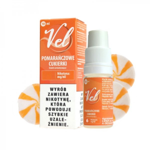 Liquid VEL 10ml - Pomarańczowe Cukierki 6mg