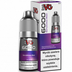 IVG 6000 Nicotine Salt Berrylicious Blas 20mg 10ml