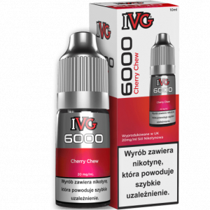 IVG 6000 Nicotine Salt Cherry Chew 20mg 10ml