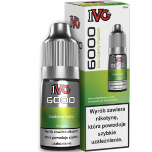 IVG 6000 Nicotine Salt Sourberry Fusion 20mg 10ml