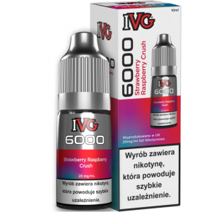  IVG 6000 Nicotine Salt Strawberry Raspberry Crush 20mg 10ml