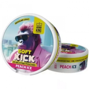 WORECZKI NIKOTYNOWE AROMA KING 10MG/G PEACH ICE