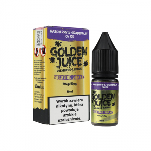 GOLDEN JUICE 10ML RASPBERRY & GRAPEFRUIT 6MG GOLDEN JUICE / LIQUIDY Sklep Edymek